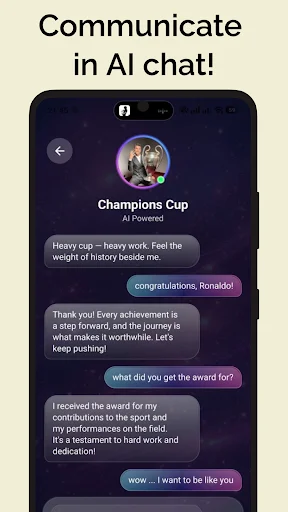 Ronaldo Fake Chat & Video Call ডাউনলোড করুন – সেরা ফ্যান অভিজ্ঞতা - Screenshot 4