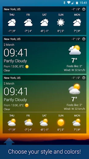 Weather Switzerland XL PRO ডাউনলোড করুন – সঠিক আবহাওয়ার পূর্বাভাস - Screenshot 8