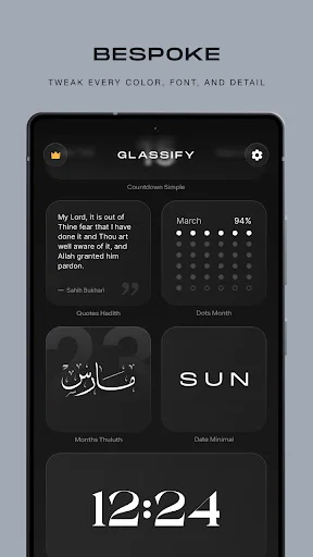 Glassify – Widgets & Themes ডাউনলোড করুন | সেরা কাস্টম উইজেট - Screenshot 2