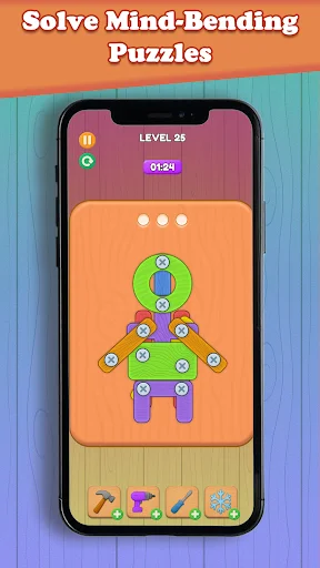Twist & Solve ডাউনলোড করুন – সেরা স্ক্রু পাজল গেম ২০২৬ - Screenshot 12