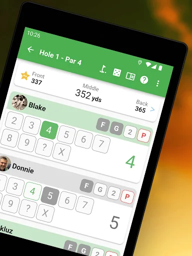 Kodiak Golf ডাউনলোড করুন – লাইভ স্কোরিং ও GPS ফিচার - Screenshot 8