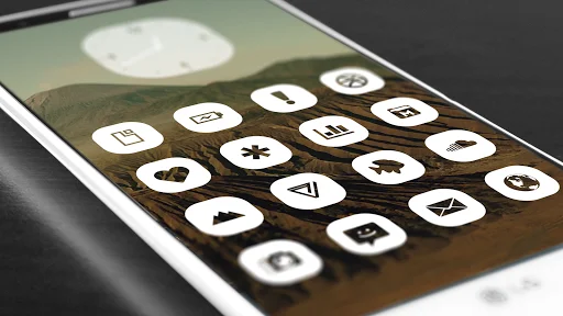 Pasty – White Icon Pack ডাউনলোড করুন – সেরা মিনিমালিস্ট আইকন - Screenshot 18