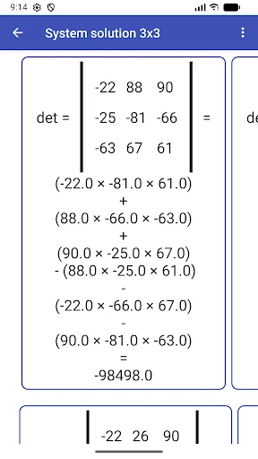 System of equations Solver ডাউনলোড করুন – লিনিয়ার ইকুয়েশন সমাধান - Screenshot 5