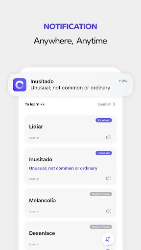 Onevoca – Flashcards ডাউনলোড করুন: সেরা ভোকাবুলারি লার্নিং অ্যাপ - Screenshot 4