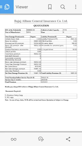 Motor Insurance Calculator অ্যাপ ডাউনলোড করুন – সেরা ইন্স্যুরেন্স টুল - Screenshot 19