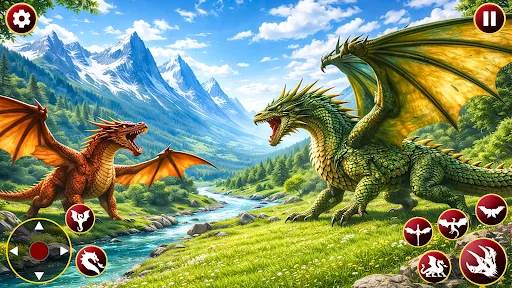 Flying Dragon Sim ডাউনলোড করুন – ড্রাগন গেমের অভিজ্ঞতা নিন - Screenshot 2