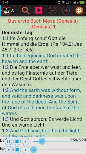 Audio German Schlachter Bible ডাউনলোড করুন – সেরা জার্মান বাইবেল অ্যাপ - Screenshot 6