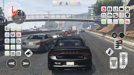Charger Fast Police Car Driver ডাউনলোড করুন – ডজ চার্জার ড্রাইভ করুন - Screenshot 4