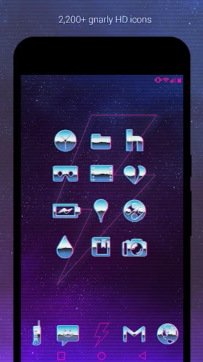Rad Pack – 80’s Theme ডাউনলোড করুন – সেরা রেট্রো আইকন প্যাক - Screenshot 2