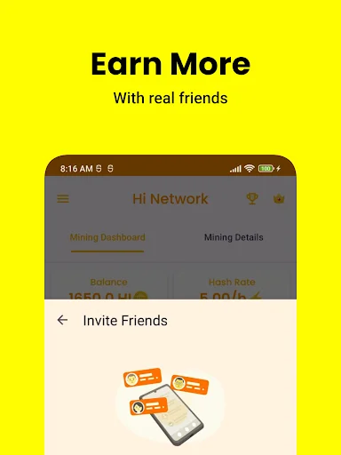 Hi Network অ্যাপ ডাউনলোড করুন – ডিজিটাল কারেন্সি মাইনিং - Screenshot 10