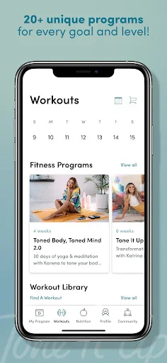 Tone It Up: Fitness App ডাউনলোড করুন – নারীদের সেরা ফিটনেস গাইড - Screenshot 3