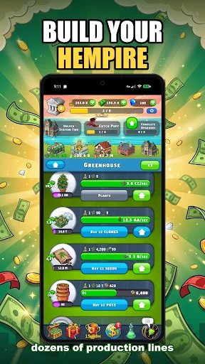 Hempire Tycoon – Weed Idle ডাউনলোড করুন – সেরা বিজনেস সিমুলেশন গেম - Screenshot 3