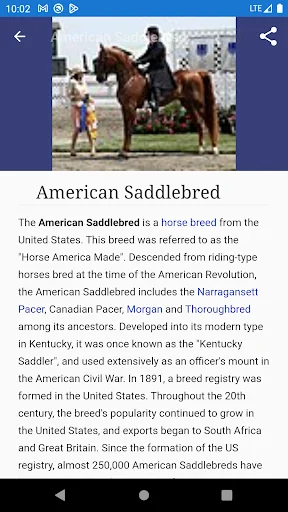 Horse Breeds – Photos ডাউনলোড করুন – ঘোড়ার জাতের বিস্তারিত তথ্য - Screenshot 1