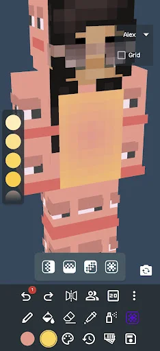 Minecraft-এর জন্য 3D Skin Editor ডাউনলোড করুন – সেরা মোবাইল স্কিন এডিটর - Screenshot 5