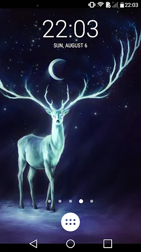 Night Bringer Magical Deer LWP ডাউনলোড করুন – সেরা লাইভ ওয়ালপেপার - Screenshot 1