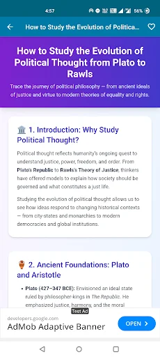 Political Science অ্যাপ ডাউনলোড করুন – রাষ্ট্রবিজ্ঞানের সব ধারণা শিখুন - Screenshot 4