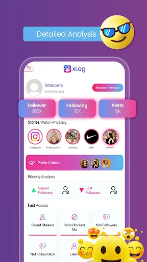 xLog – View Hidden Profile ডাউনলোড করুন – ব্যক্তিগত প্রোফাইল দেখুন - Screenshot 2