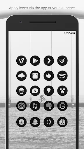 Dark Void – Black Circle Icons ডাউনলোড করুন – সেরা মিনিমালিস্ট আইকন প্যাক - Screenshot 4