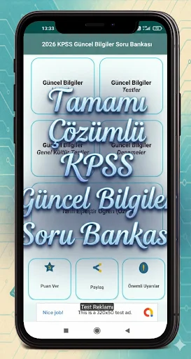 KPSS Güncel Bilgiler 2026 ডাউনলোড করুন – সম্পূর্ণ সমাধানকৃত প্রশ্ন ব্যাংক - Screenshot 1