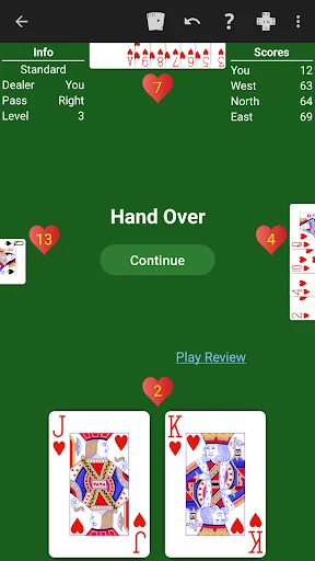Hearts – Expert AI ডাউনলোড করুন – সেরা হার্টস কার্ড গেম - Screenshot 2