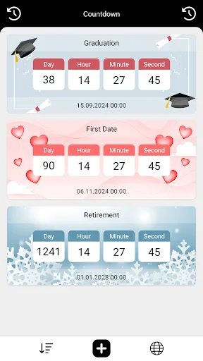 Countdown – Day Counter ডাউনলোড করুন – গুরুত্বপূর্ণ ইভেন্টের রিমাইন্ডার - Screenshot 3